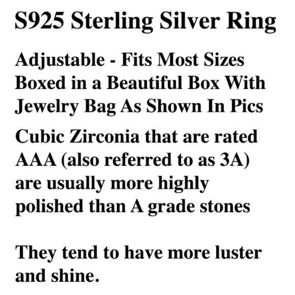 Sterling Silver Fidget Ring ~ Adjustable Fits Ring Sizes From 5 to 10 ~ Gift Box - Picture 5 of 8
